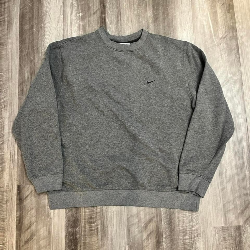 Vintage 90s silver tag Nike grey crewneck sweatshirt, Size XL